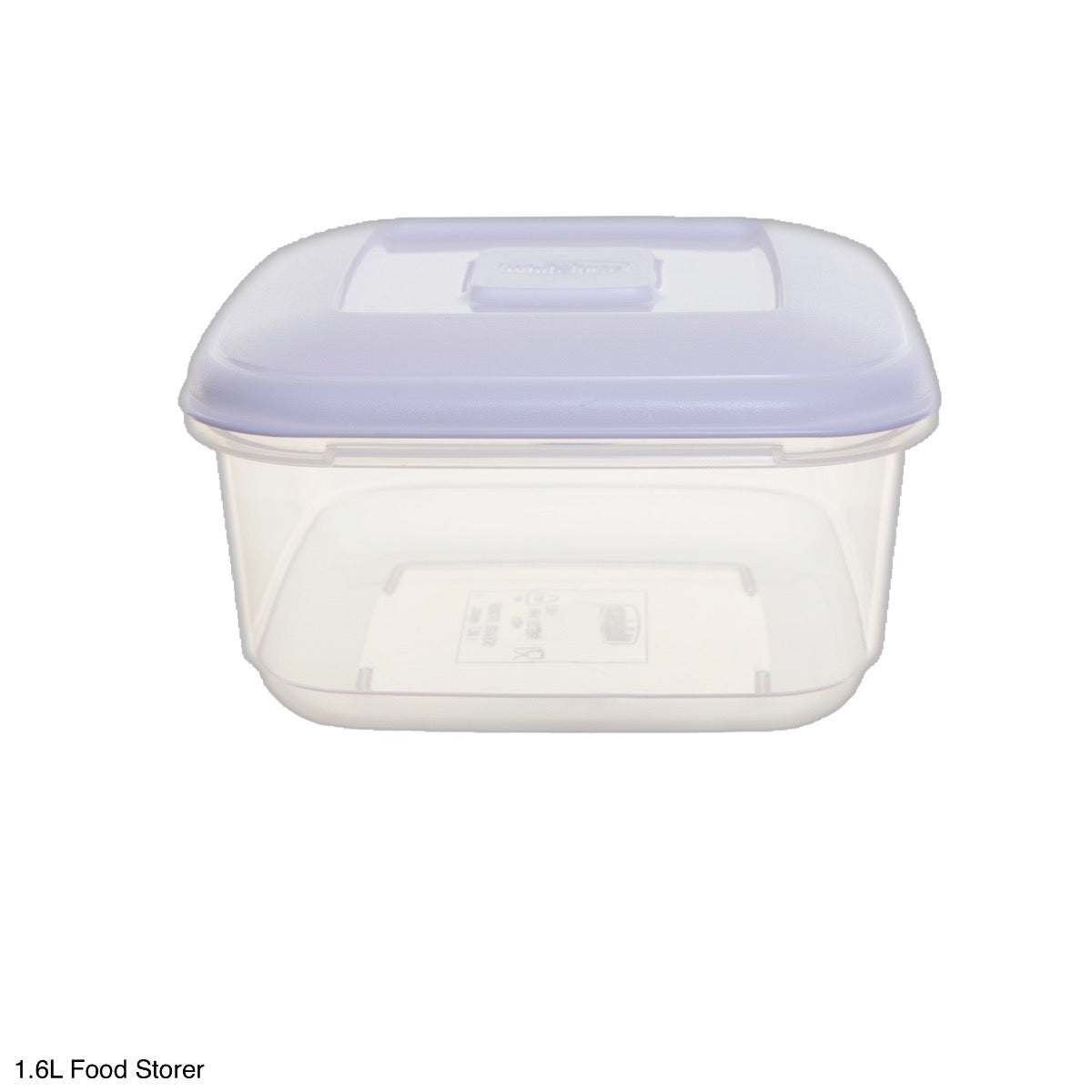 Whitefurze Square Food Storer 1.6l - Image 1