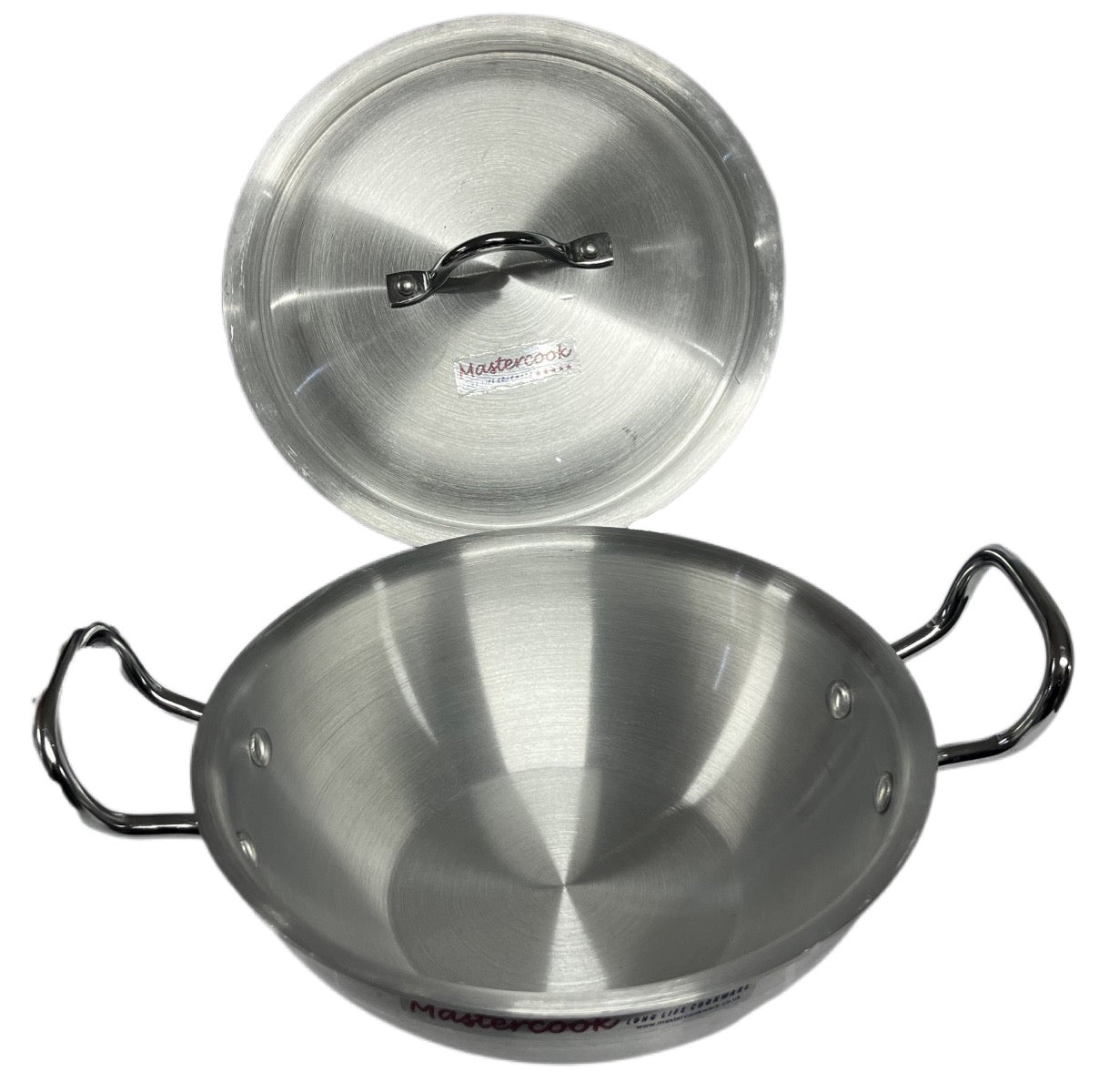 Mastercook Aluminium Wok / Karai Cookware Set 4 5 - Image 2