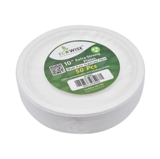 10” Plates Pack Of 50 OF50 - Image 2