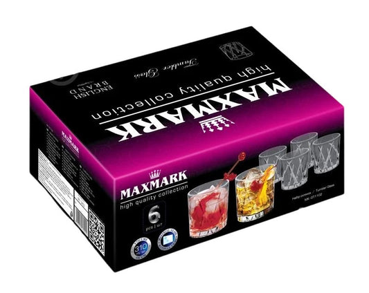 Maxmark Tumbler Glass Pack Of 6 - Image 2