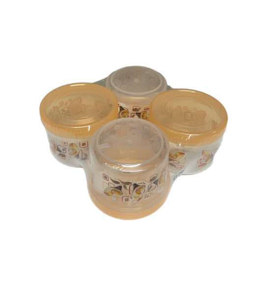 Storewel Container Pack Of 4 Orange Orange - Image 2