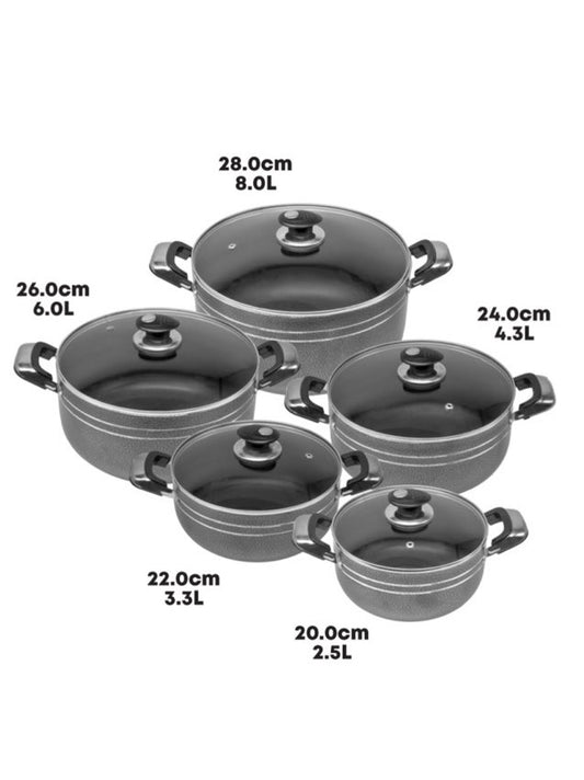 Sq Professional Stockpot Set With Lid Set Of 5 - Image 2