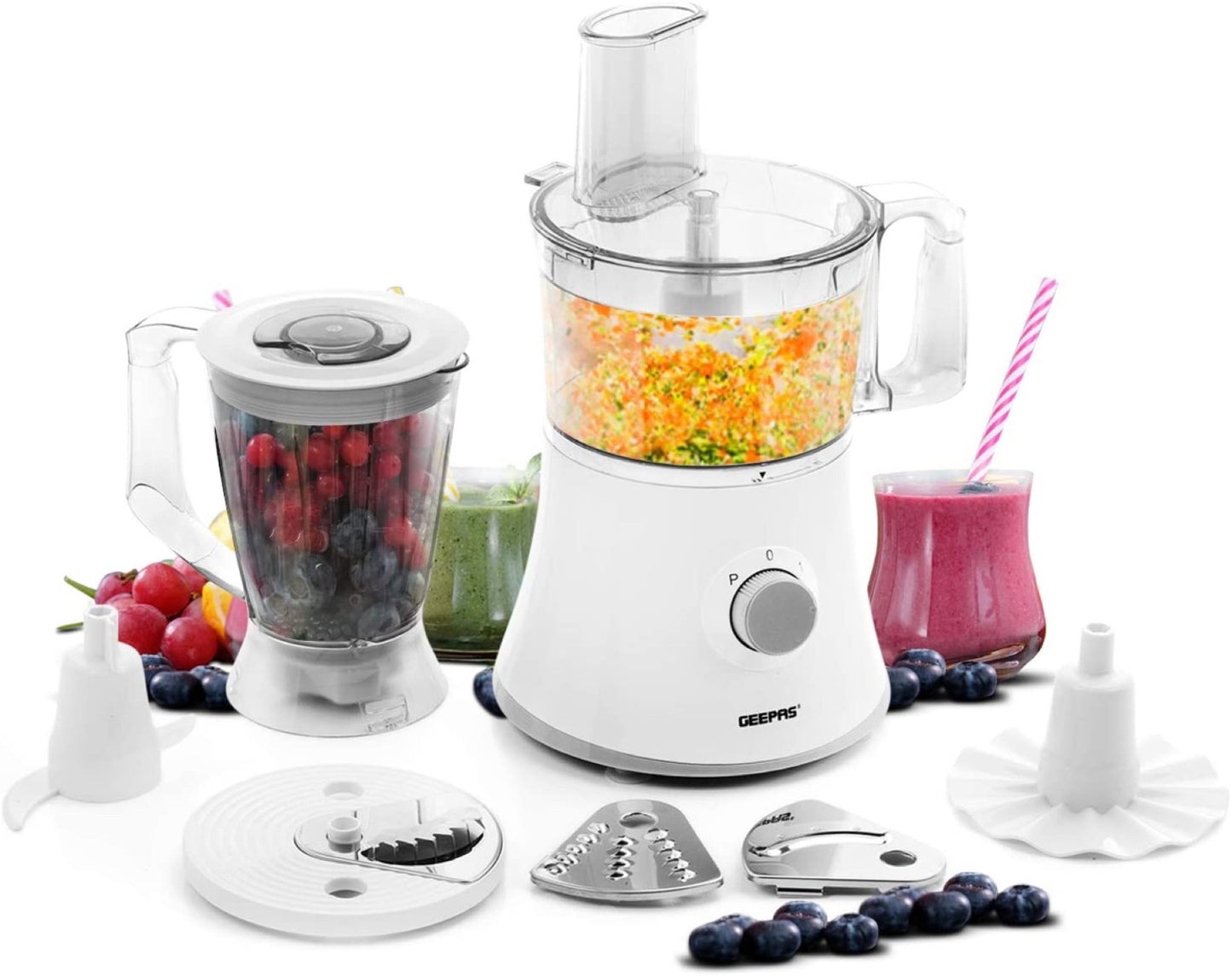 Geepas 500W 1 Food Processor GEEPAS500W 10in - Image 3