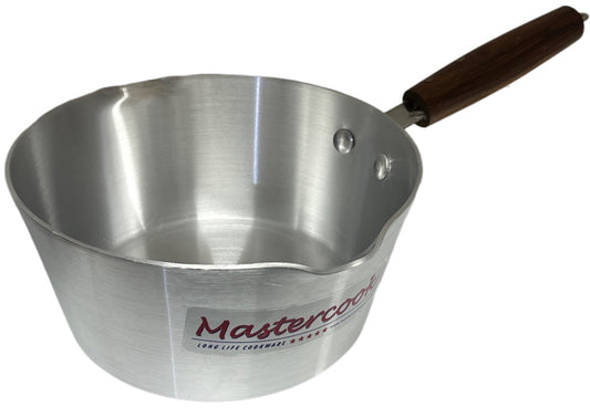 Mastercook Aluminium Milk Pan Wooden Handle HANDLE20CM 20cm - Image 2