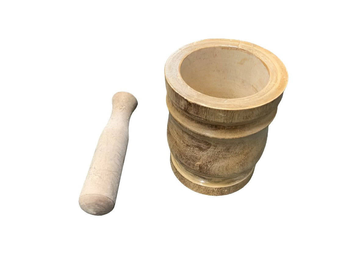 Wooden Pestle & Mortar NO2 - Image 1