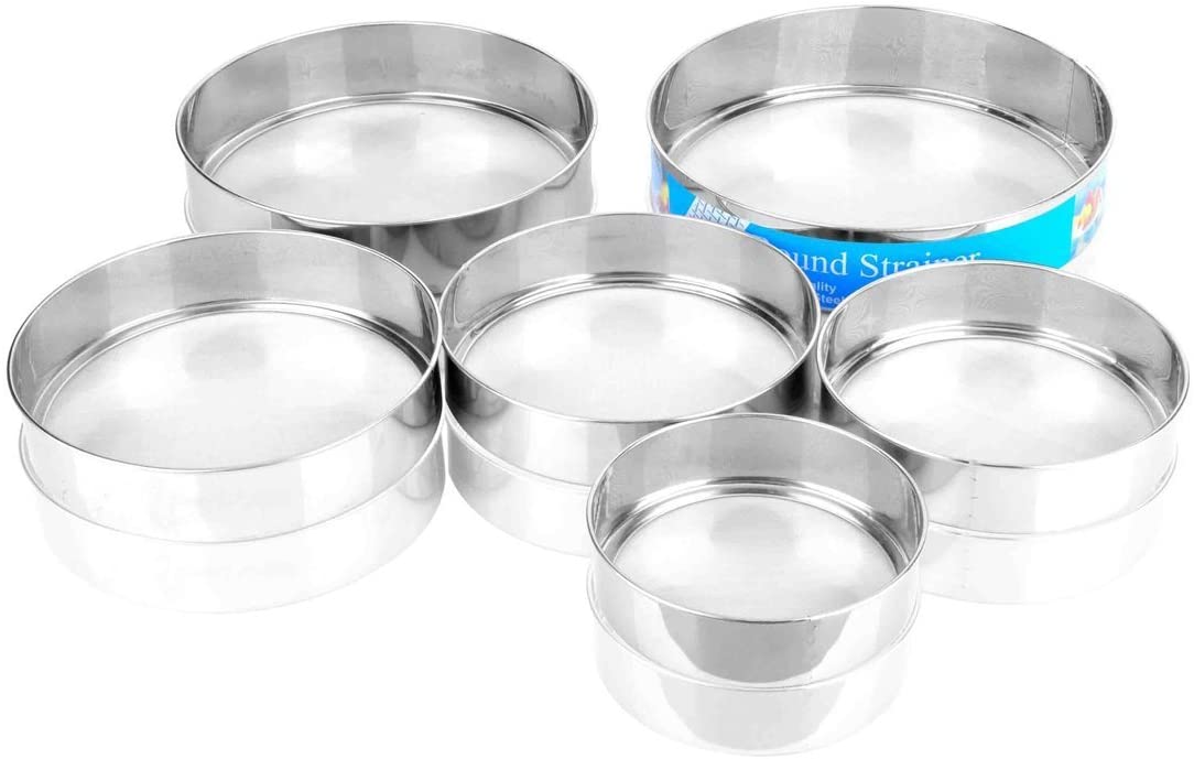 Flour Sieve / Atta Chalni Light Set Of 6 - Image 1