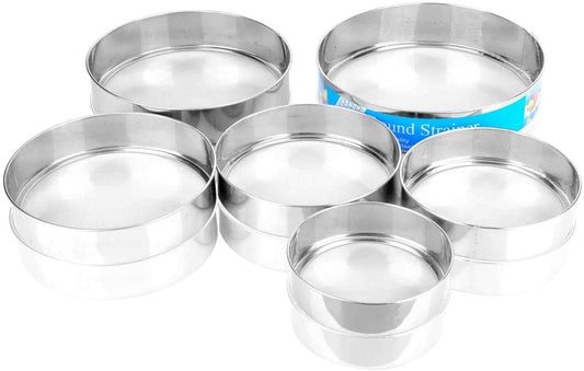 Flour Sieve / Atta Chalni Light Set Of 6 - Image 1