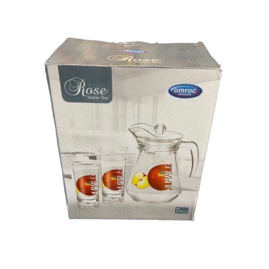 Apple Water / Juice Set Set Of 7 - Image 2