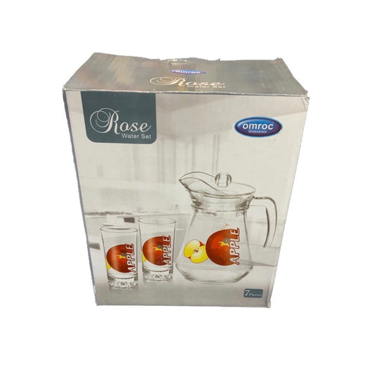 Apple Water / Juice Set Set Of 7 - Image 2