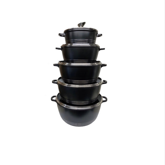 Sq Professional Non Stick Die Cast Cookware Set Set Of 5 - Image 1