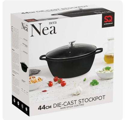 Sq Professional Die Cast Non Stick Stockpot & Lid STOCKPOT44CM 44cm - Image 3