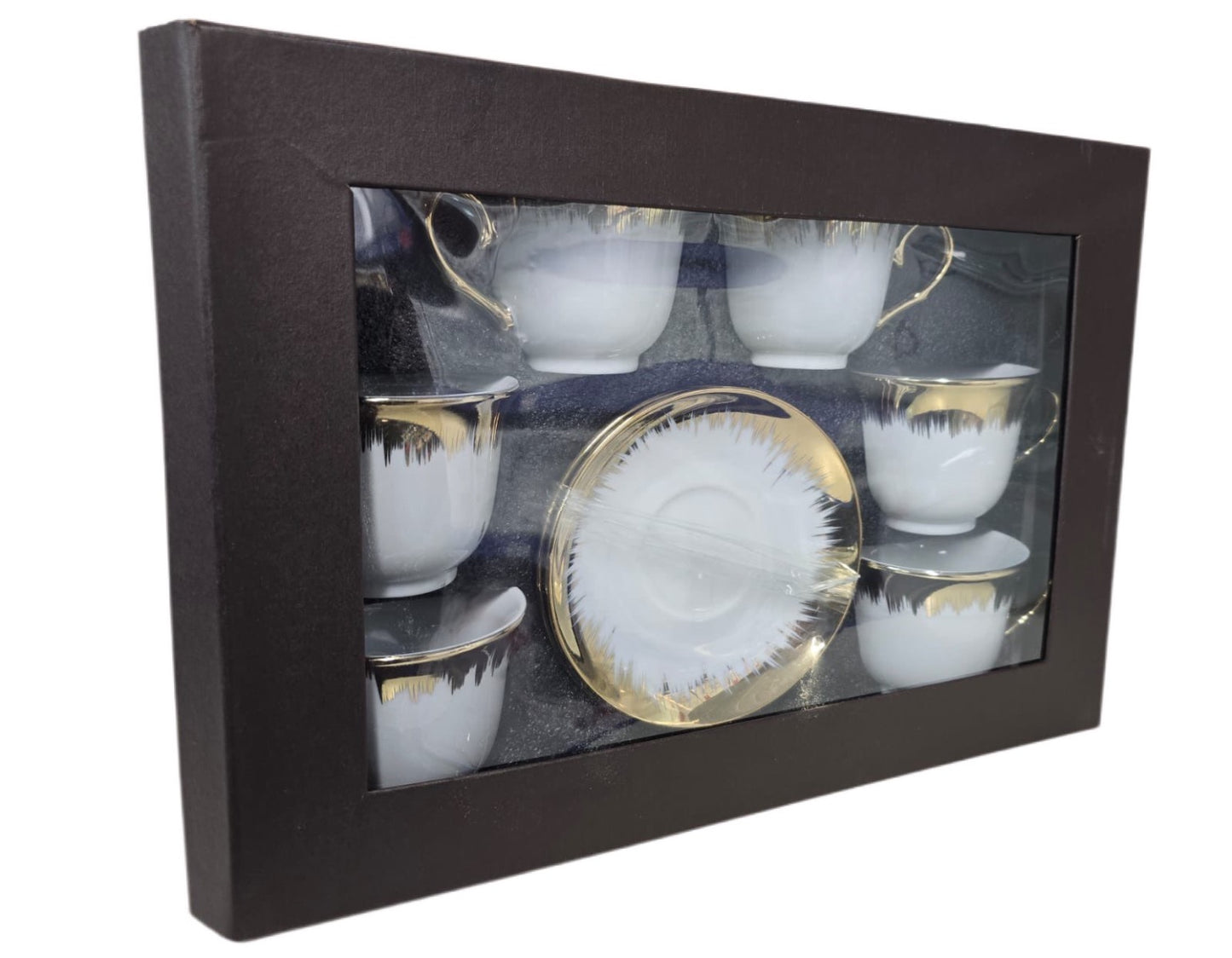 Tea Set Gold Pattern Gold Set Of 12 - Image 5