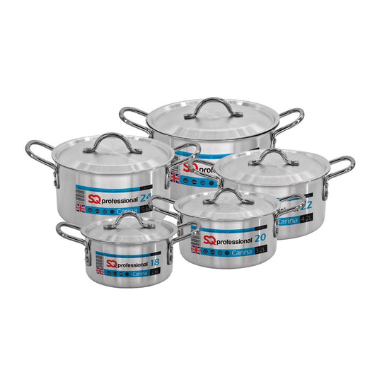 Sq Professional Aluminium Carina Cookware Set Of 5 - Image 1