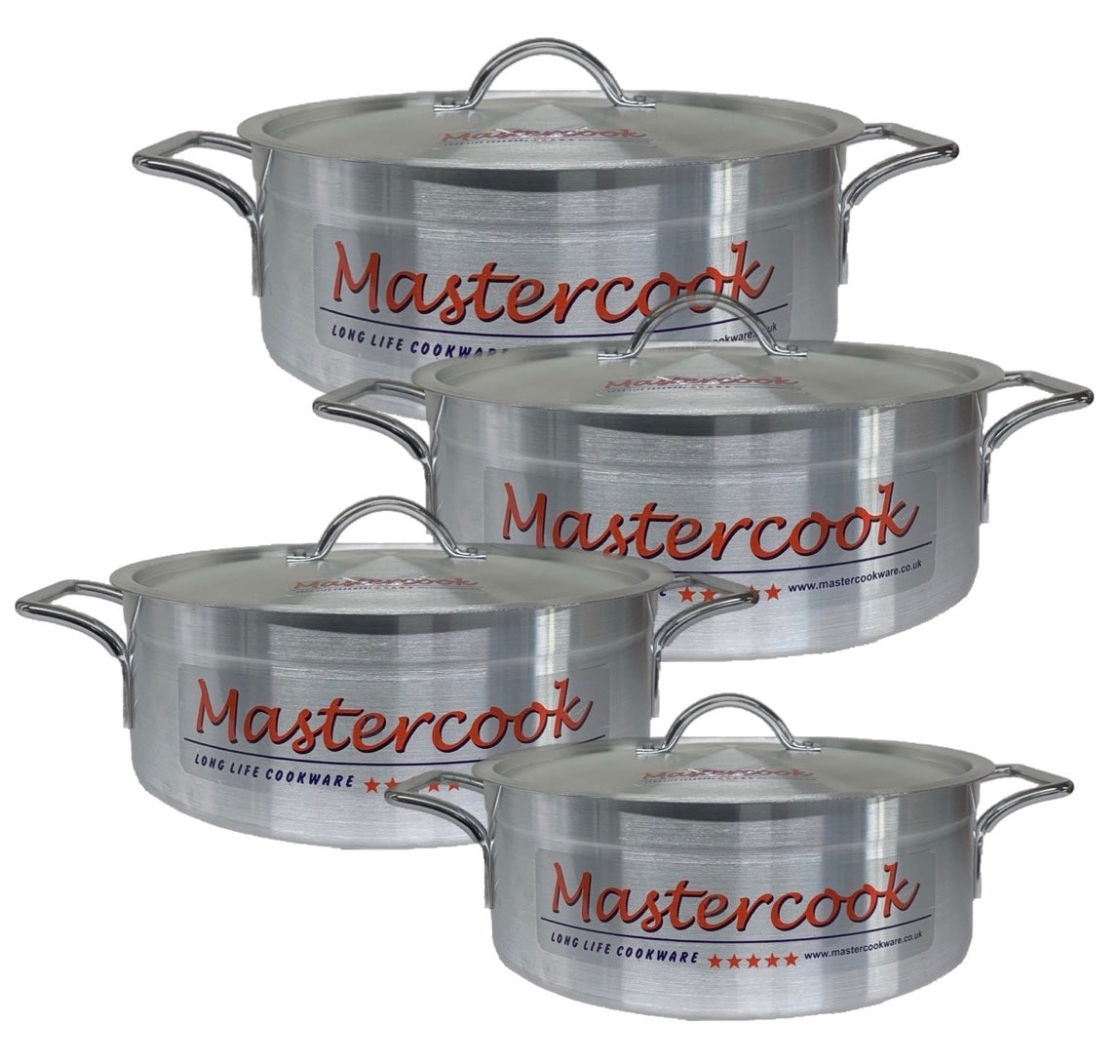 Mastercook Aluminium Brazing Cookware 4-piece Set