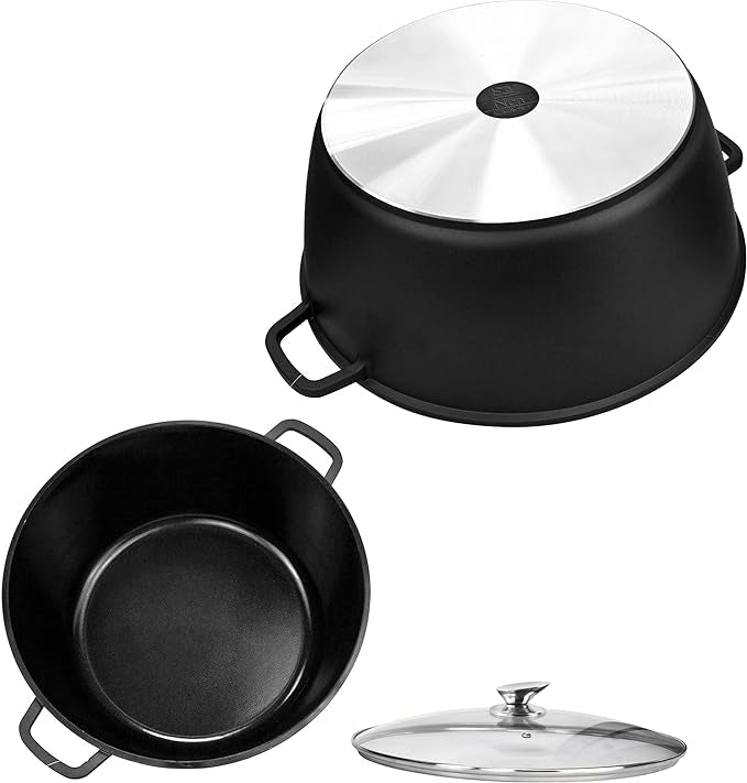 Sq Professional Die Cast Non Stick Stockpot & Lid STOCKPOT36CM 36cm - Image 2