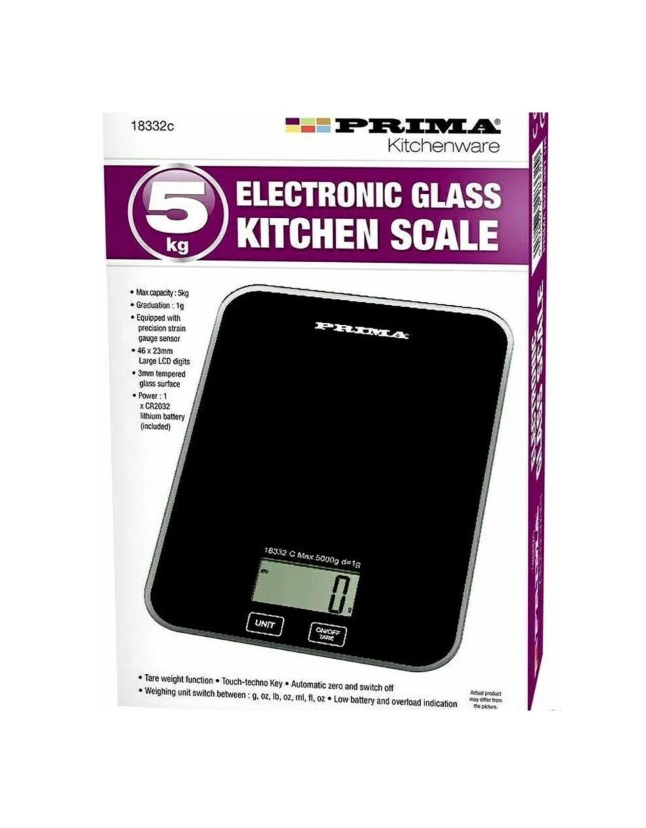 Electronic Glass Kitchen Scale 5kg - Image 1