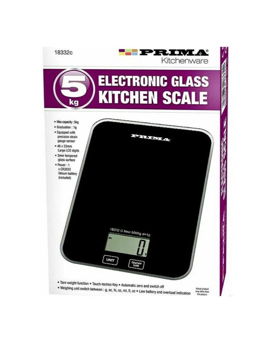 Electronic Glass Kitchen Scale 5kg - Image 1