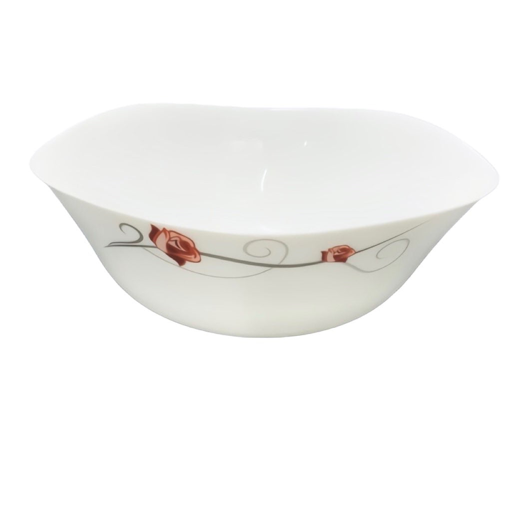Pars Opal Rose Square Cereal Bowl ROSE16CM 16cm - Image 1