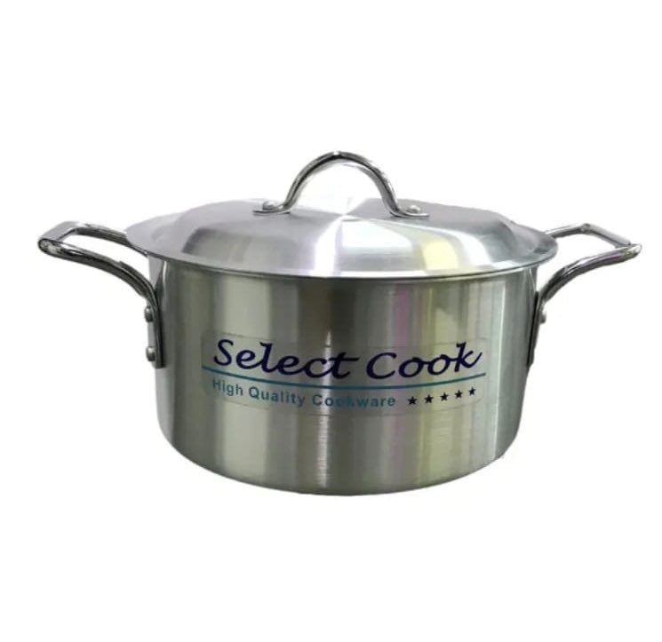 Aluminium Casserole/stockpot With Solid Steel Handles Set Of 5 - Image 3