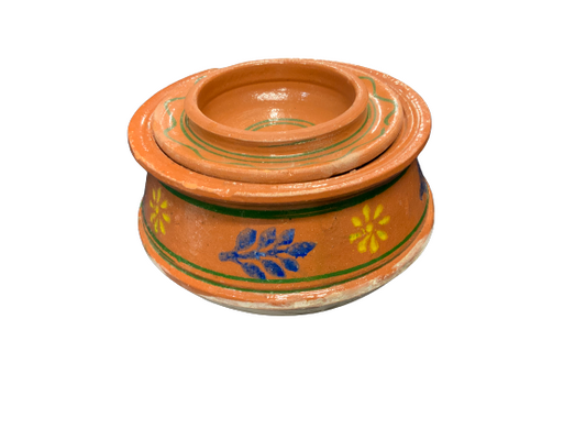 Mastercook Clay Cooking Pot / Handi With Clay Lid Small - Image 1