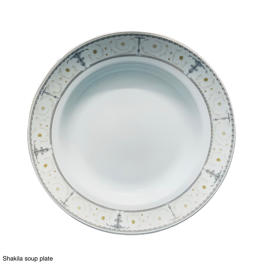 Shakila Round Soup Plate SHAKILA22 22.5cm - Image 1