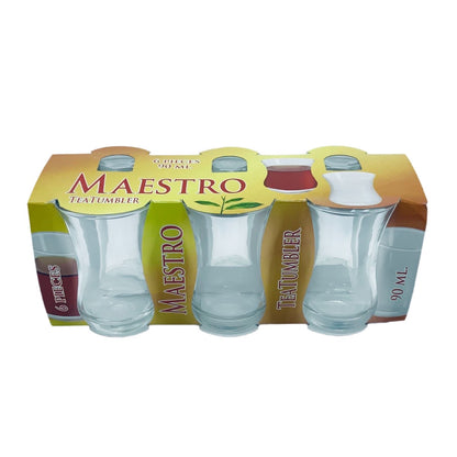 Maestro Kawa / Mint / Green Tea Glasses Pack Of 6 Green - Image 1
