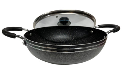 Non Stick Wok / Karai With Lid LID28CM 28cm - Image 3
