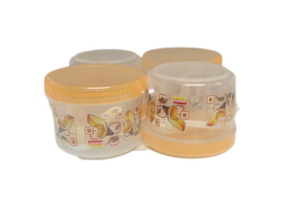 Storewel Container Pack Of 4 Orange Orange - Image 1