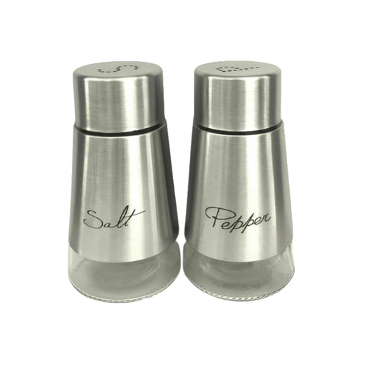Chrome Salt And Pepper Set - Image 1