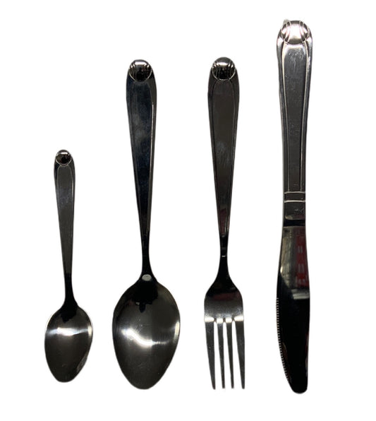 Silver Durane Cutlery Set With Stand SET24PC Silver Set Of 24 - Image 2