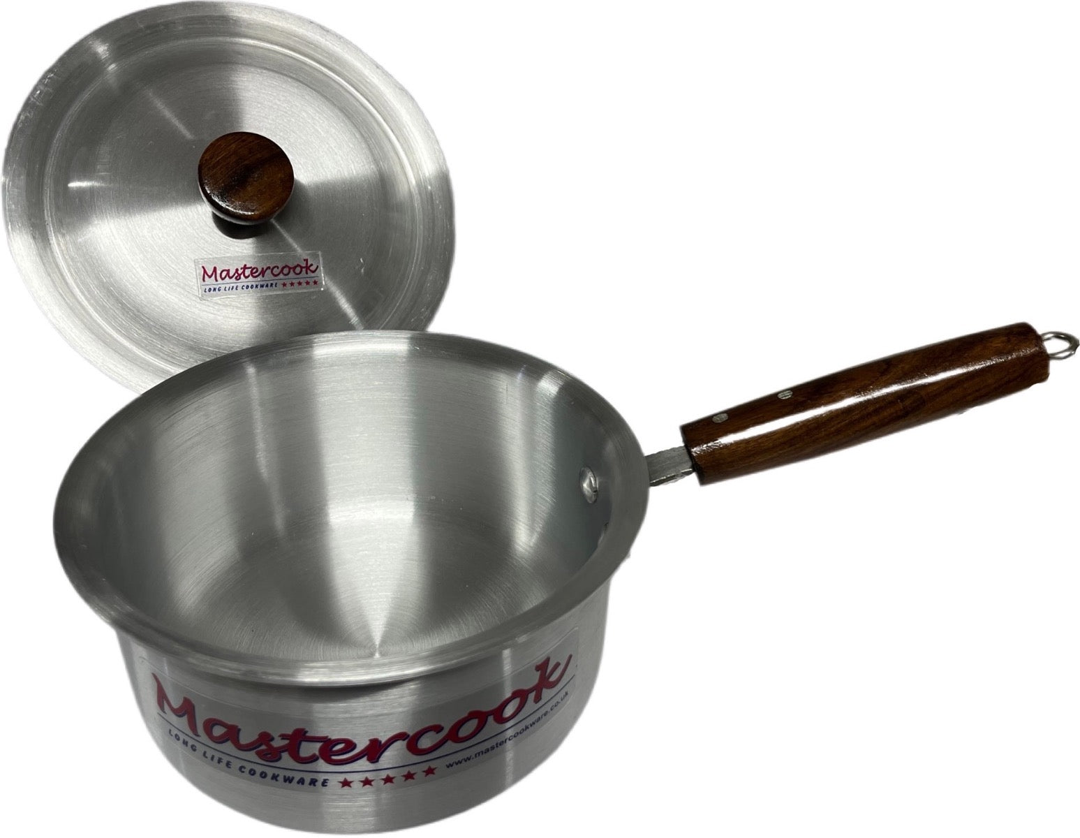 Aluminium Cookware Set 2 4 Wooden Handle - Image 2