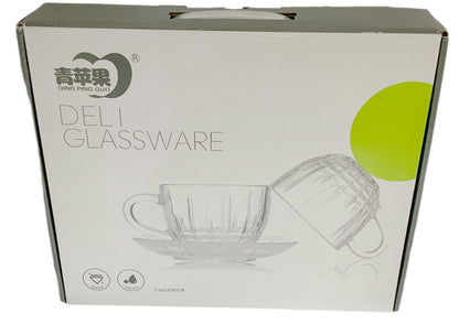 Deli Glassware Tea Set GLASSWARE12PC Set Of 12 - Image 1
