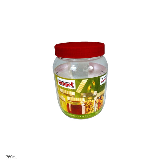 Plastic Sunpet Jar JAR750ML 750ml - Image 1
