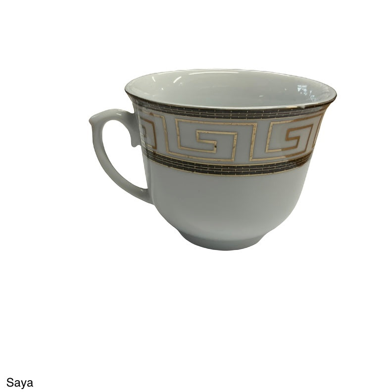 Saya Porcelain Tea Cups PORCELAIN12 Set Of 12 - Image 2