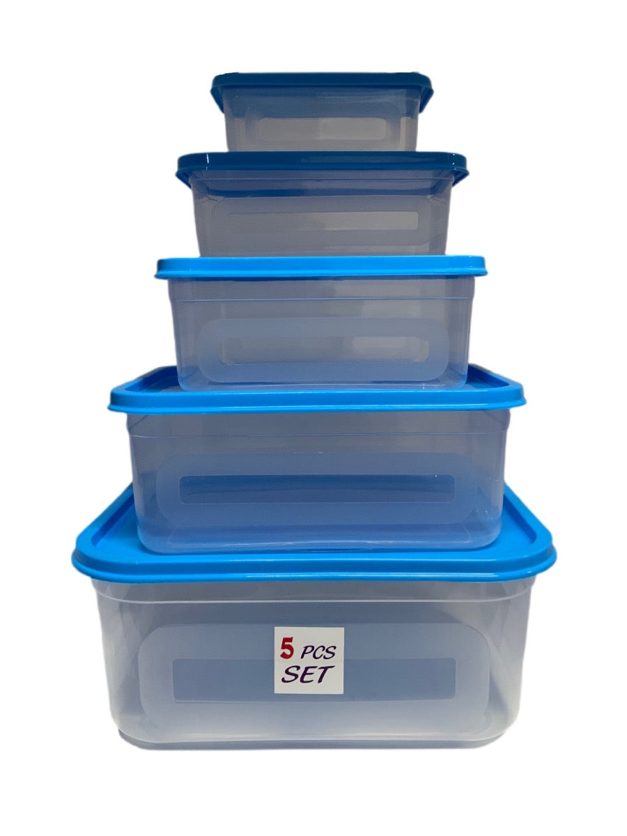 Rectangle Super Container Set Of 5 - Image 1