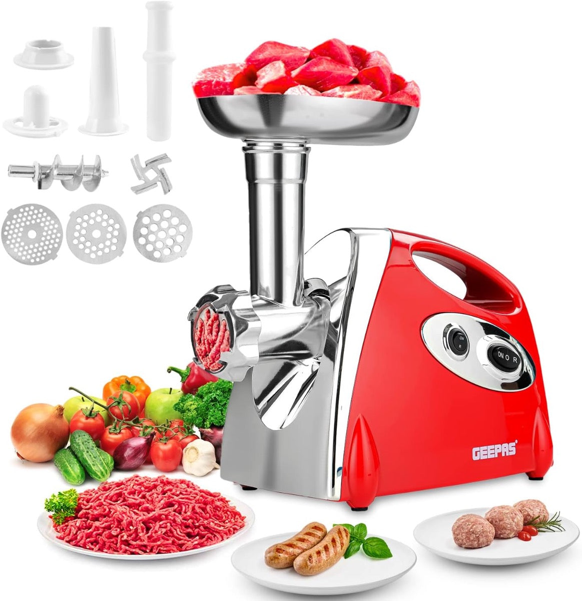 Geepas Meat Grinder 1400W GRINDER1400W - Image 1