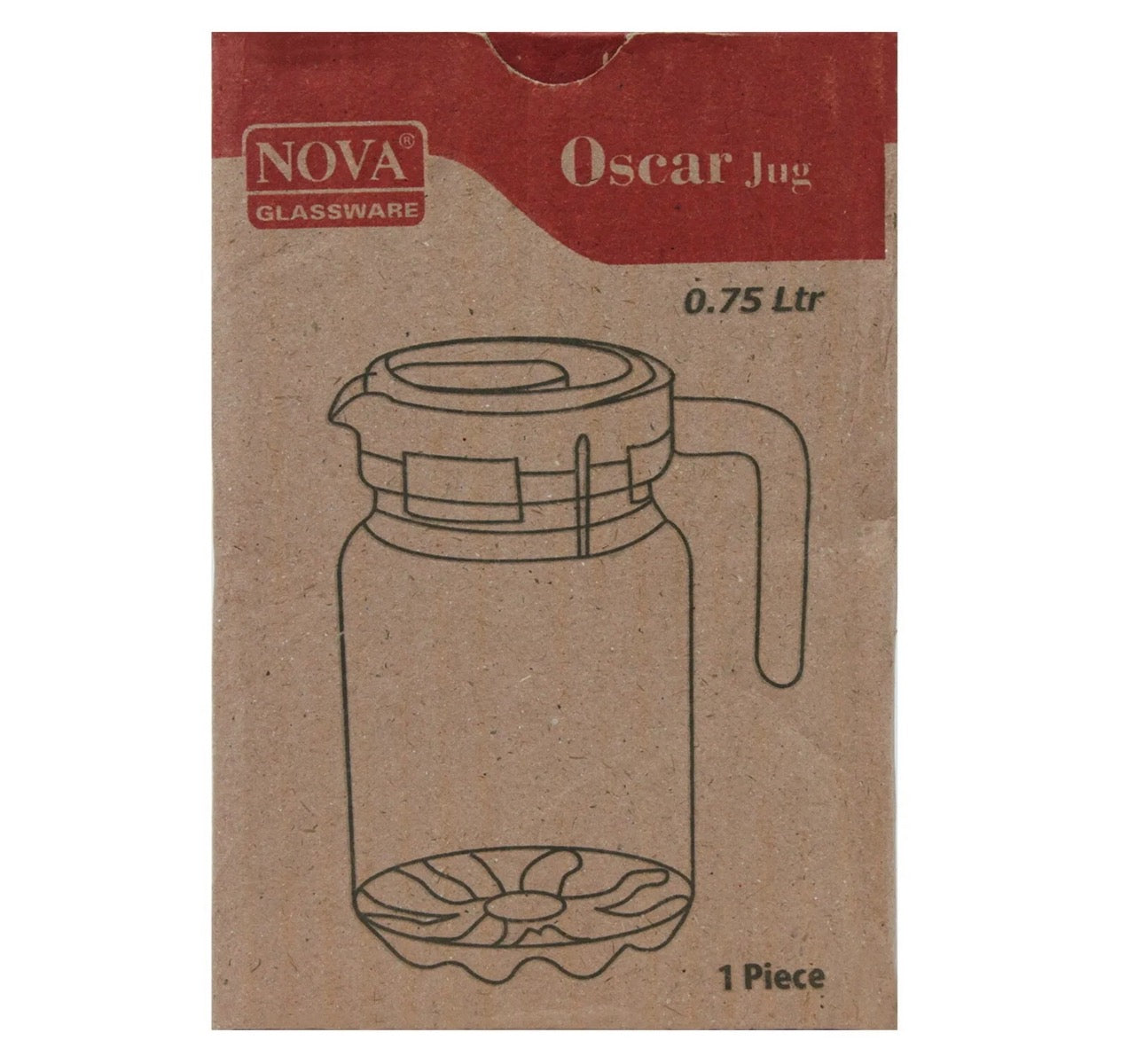 Oscar Small Jug With Lid LID750ML 750ml - Image 2