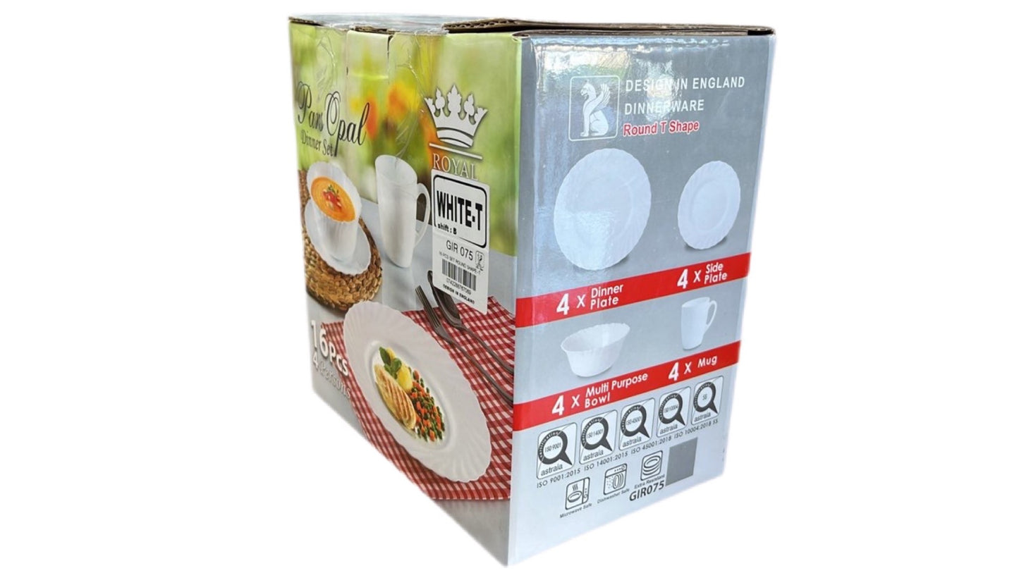 Pars Opal Dinner Set Set Of 16 - Image 4