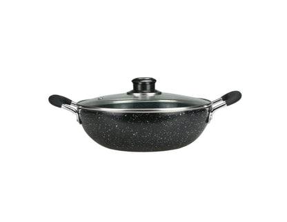 Non Stick Wok / Karai With Lid LID24CM 24cm - Image 1