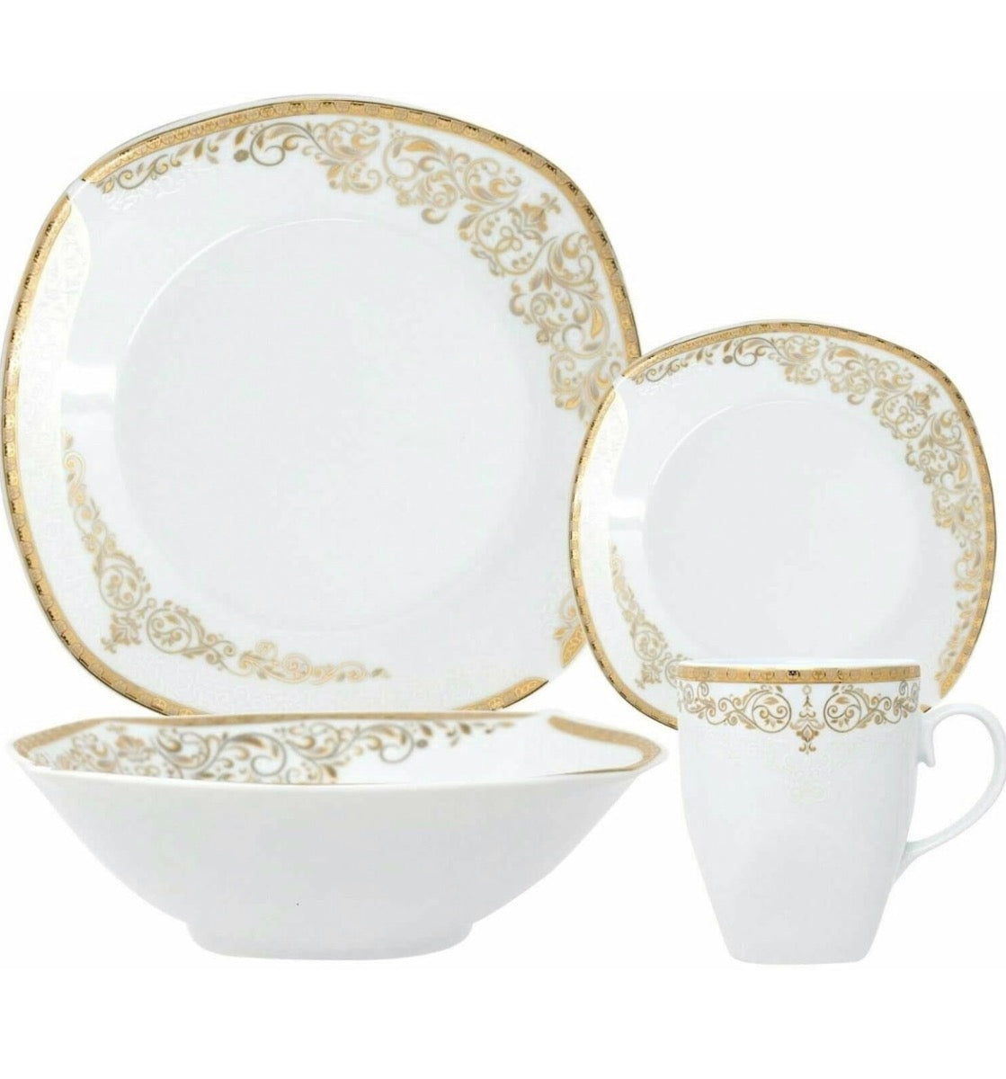 Donya Dinner Set DONYA16 Set Of 16 - Image 1