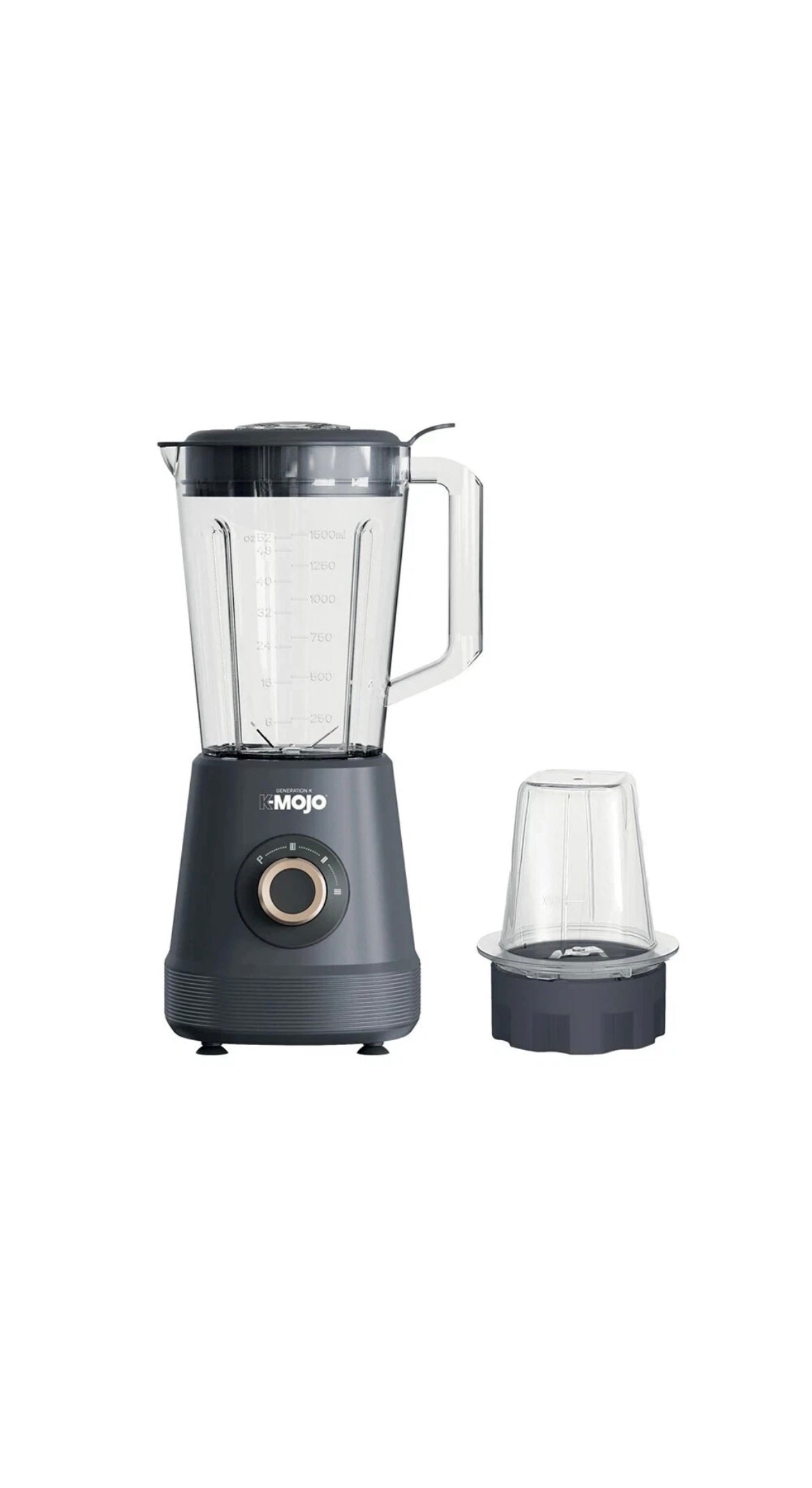 K Mojo Blenders & Grinders 600W With Plastic Jug & Grinding Mill Electric Mixer Set GRINDERS600W - Image 2