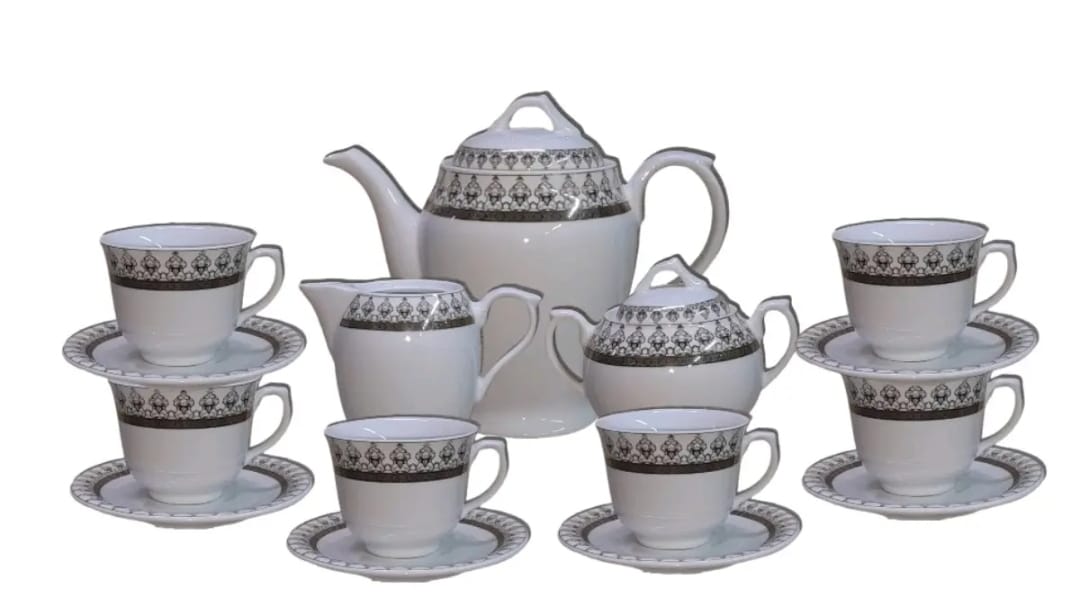 Sorena Porcelain Tea Set PORCELAIN15 Set Of 15 - Image 1
