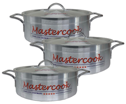 Mastercook Aluminium Brazing Cookware Set Of 3 - Image 1