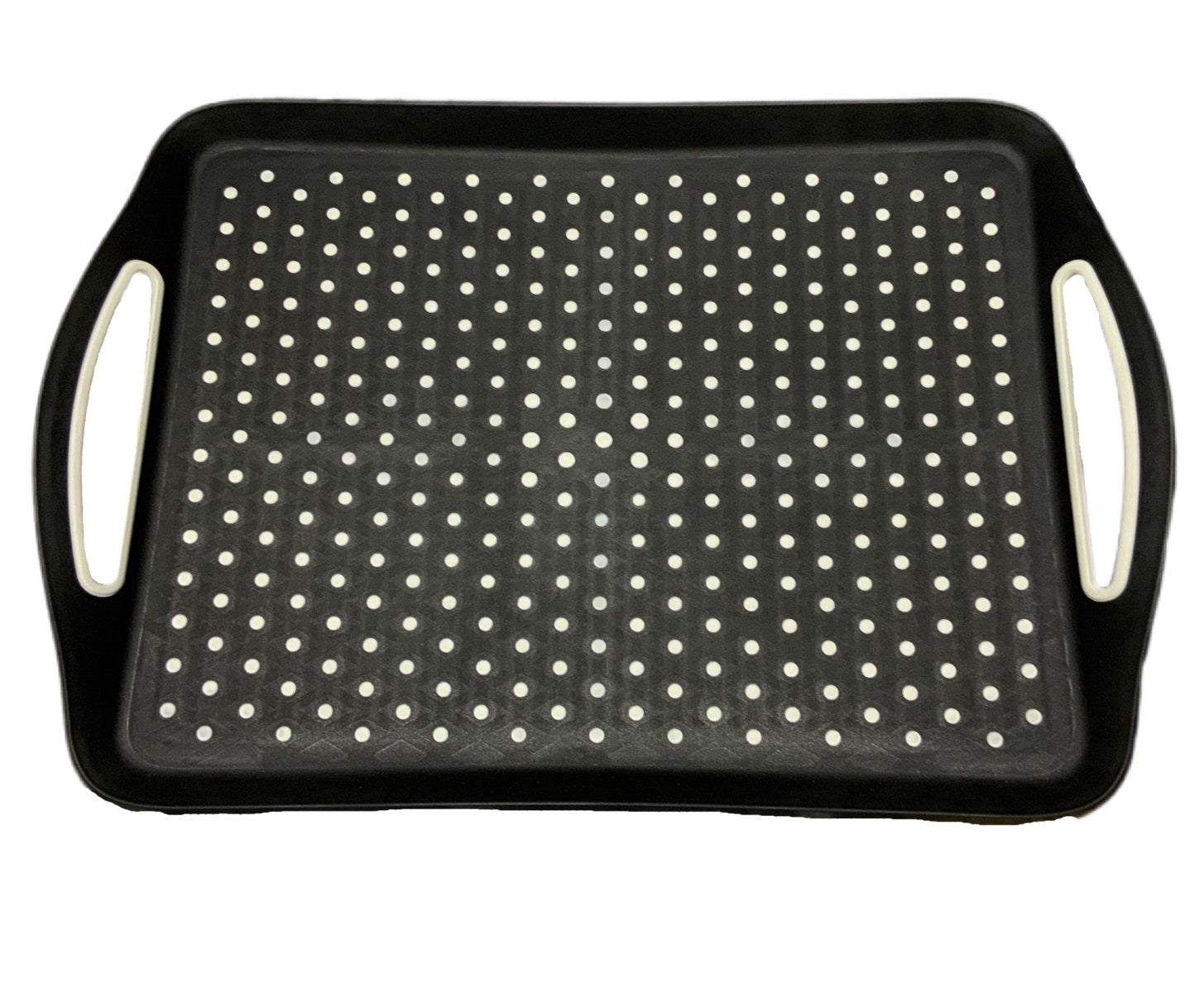 Black Anti Slip Serving Tray Black - Image 1