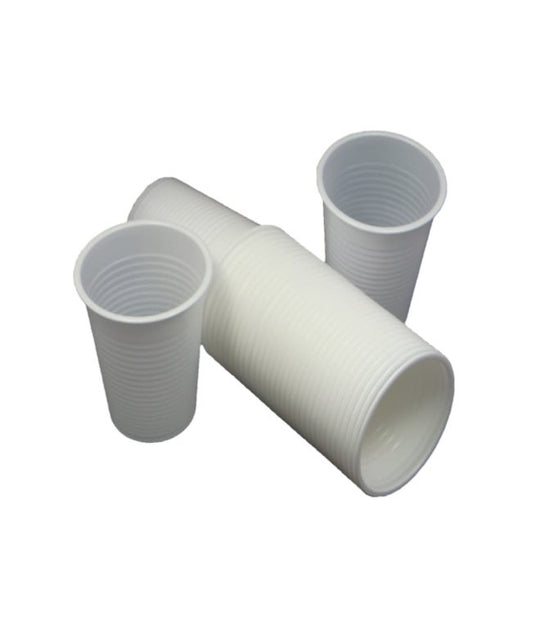 Plastic Water Cups Pack Of 100 OF100 - Image 1