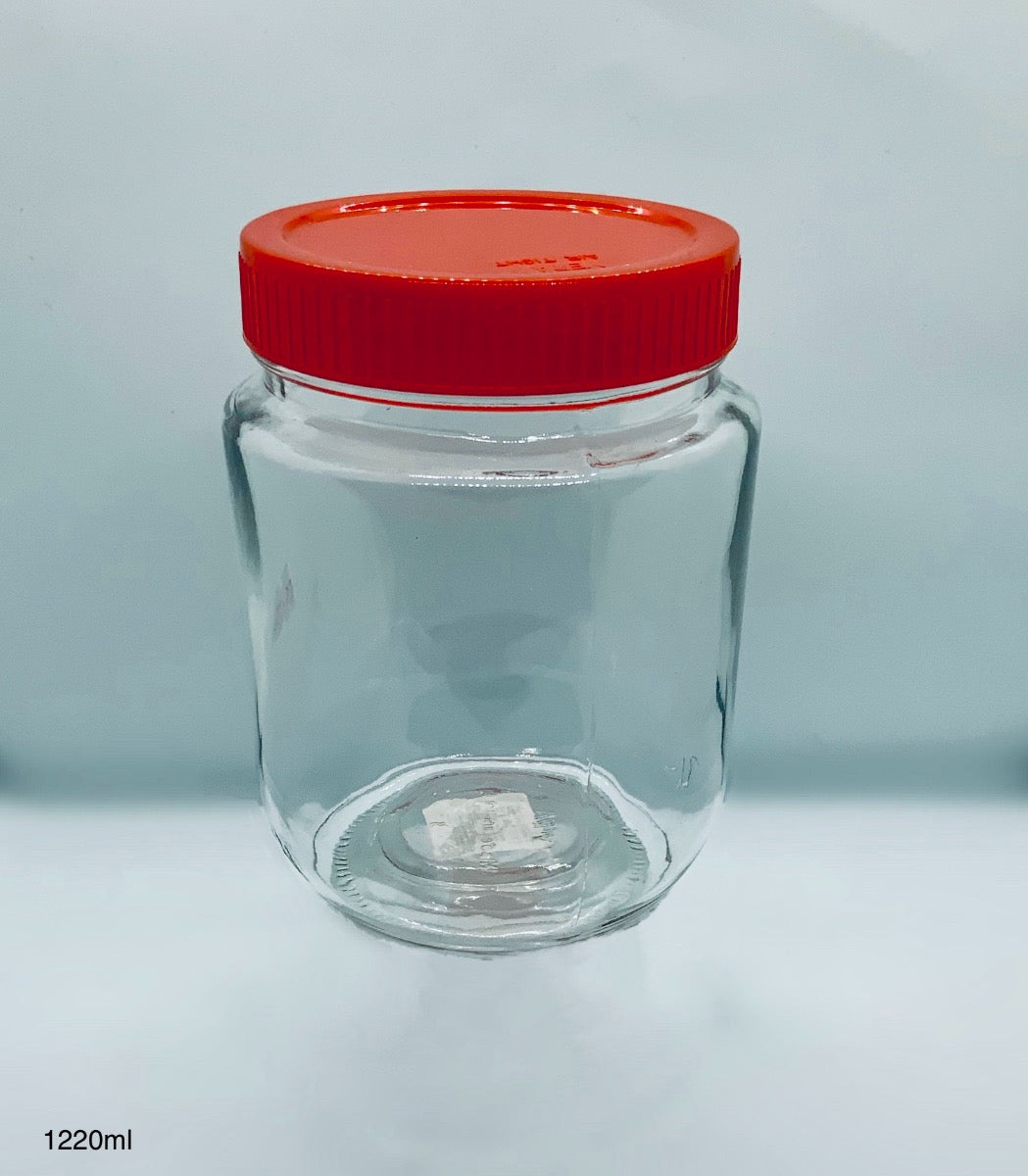 Glass Jar With Lid LID1220ML 1220ml - Image 1