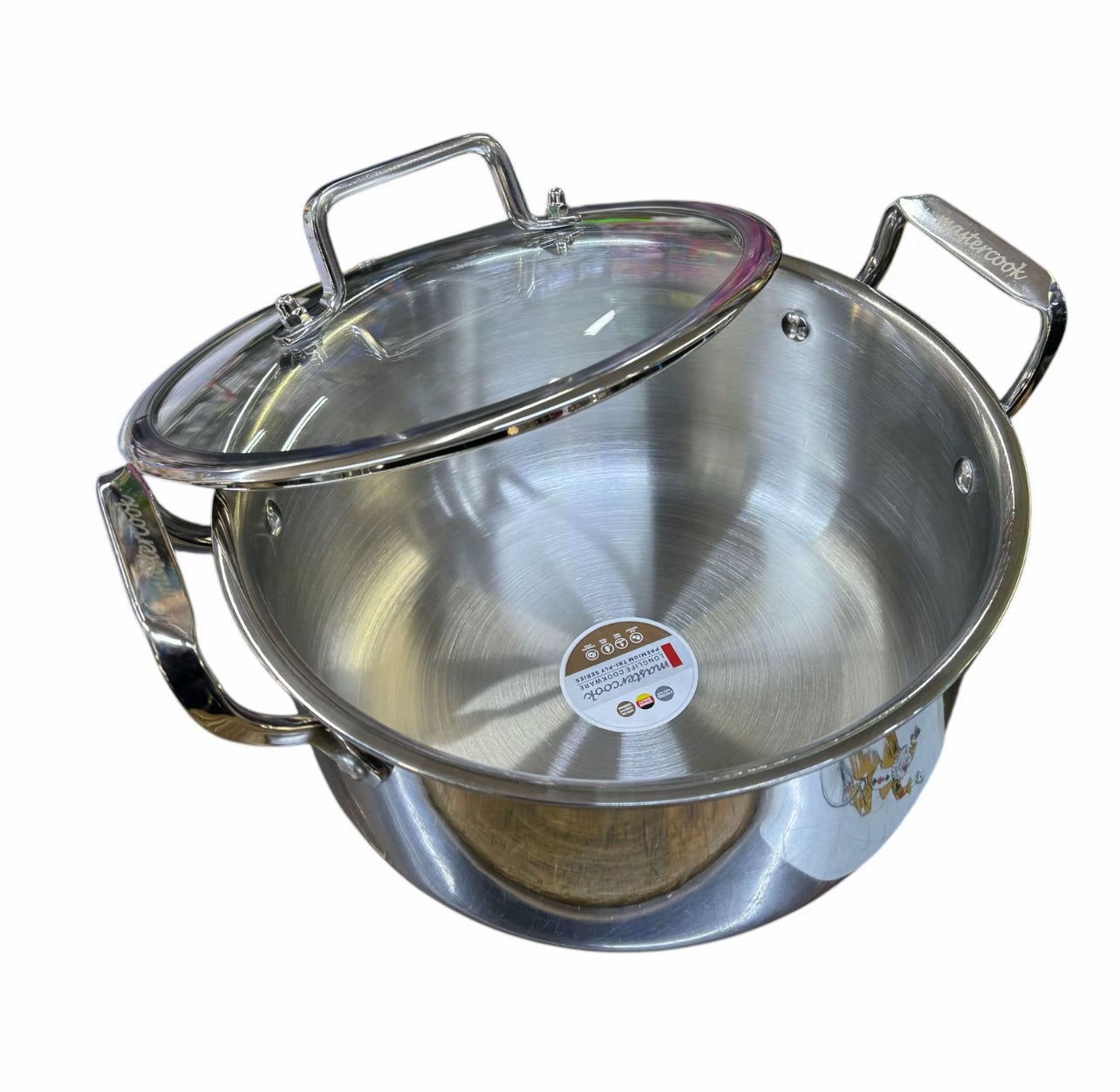 Mastercook  Stainless Steel tri-ply Body 26Cm Casserole Pot with lid