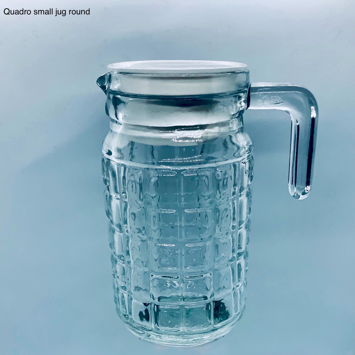 Quadro Small Jug Round With Lid - Image 1