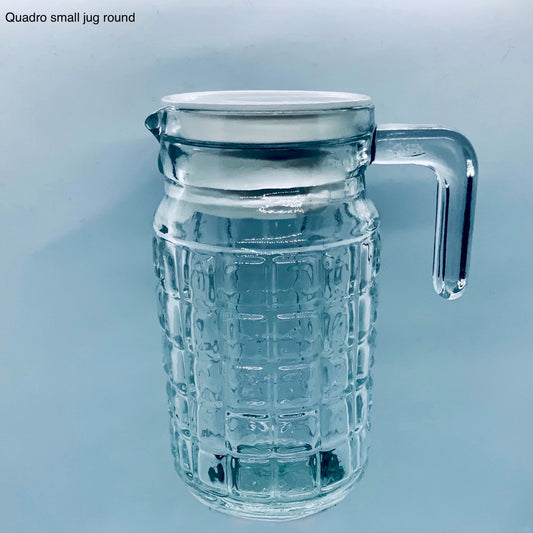 Quadro Small Jug Round With Lid - Image 1