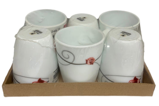 Rose Mug Pack Of 6 - Image 1